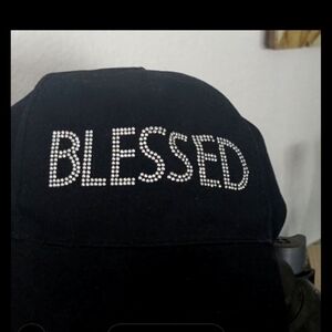 BLESSED BLINGY BALL CAP